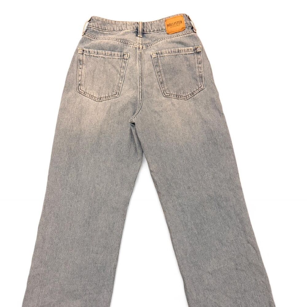 Hollister-co Women's Blue and Grey Jeans